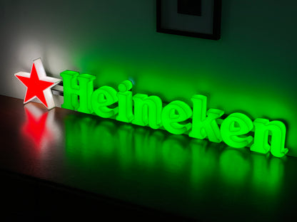 Insegna luminosa Heineken
