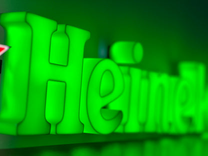 Insegna luminosa Heineken