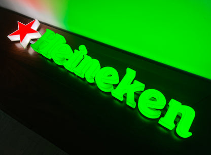 Insegna luminosa Heineken