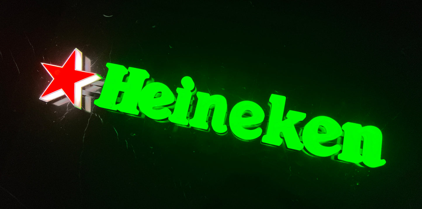 Insegna luminosa Heineken