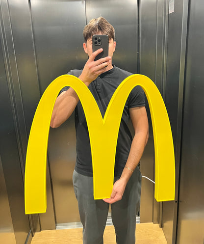 Insegna luminosa Mc Donald's