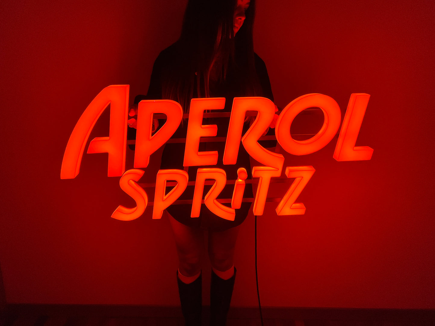 Insegna luminosa Aperol Spritz