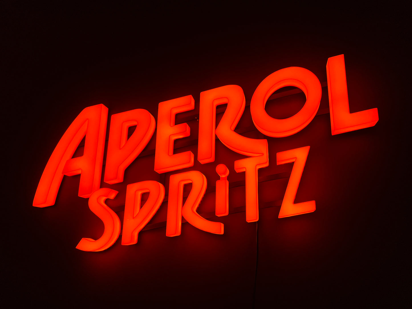 Insegna luminosa Aperol Spritz