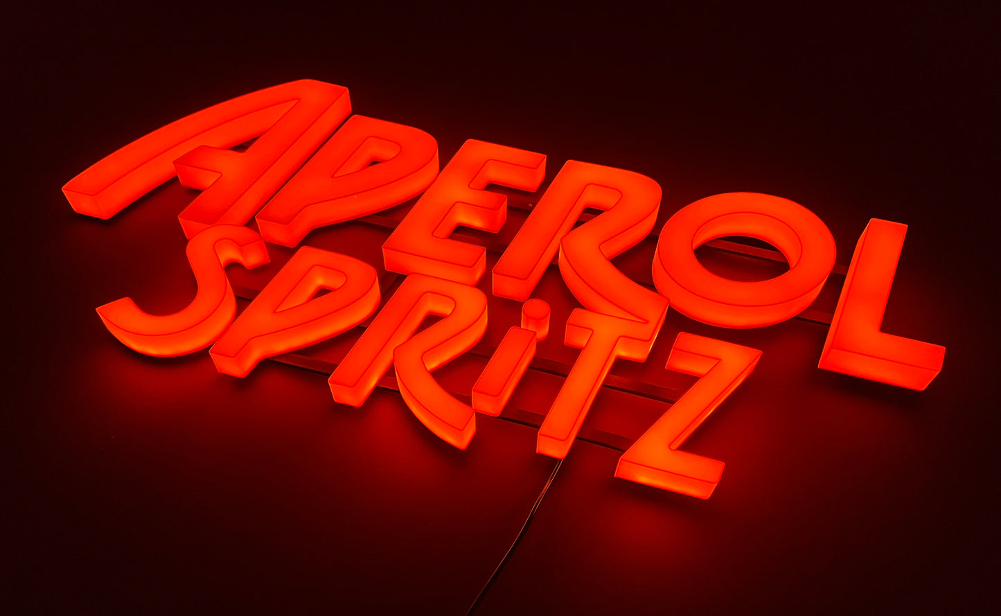 Insegna luminosa Aperol Spritz