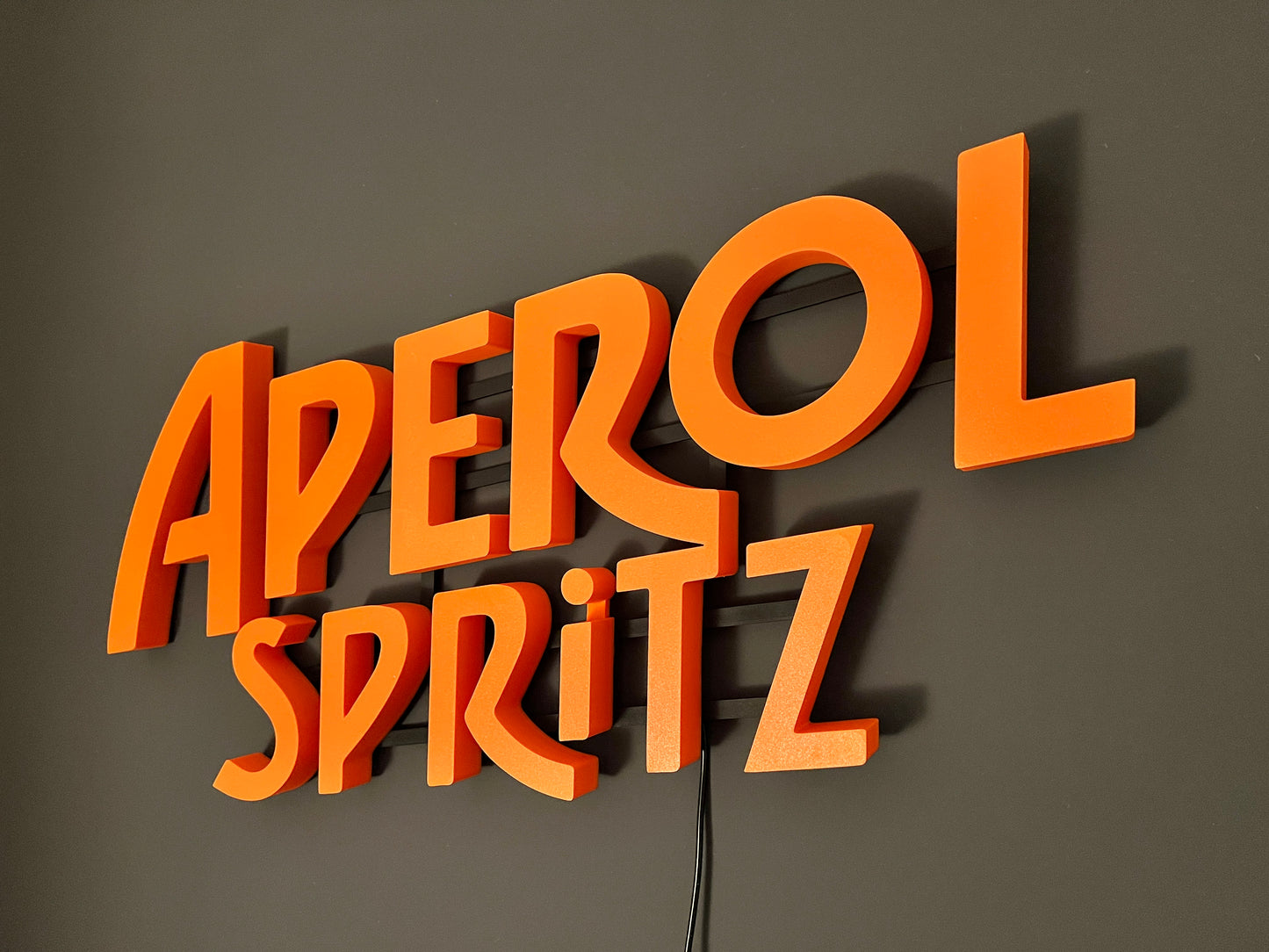 Insegna luminosa Aperol Spritz