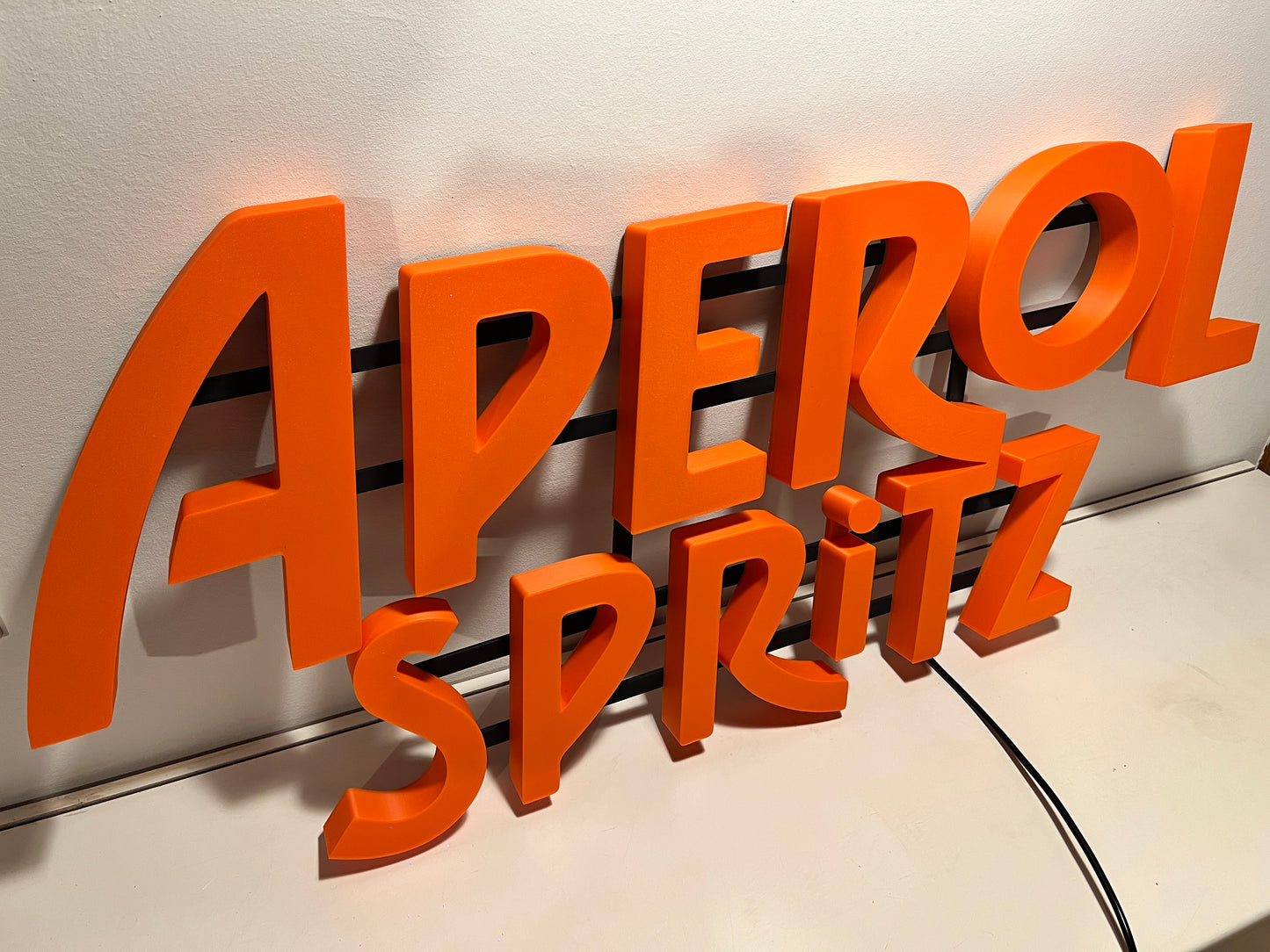 Insegna luminosa Aperol Spritz