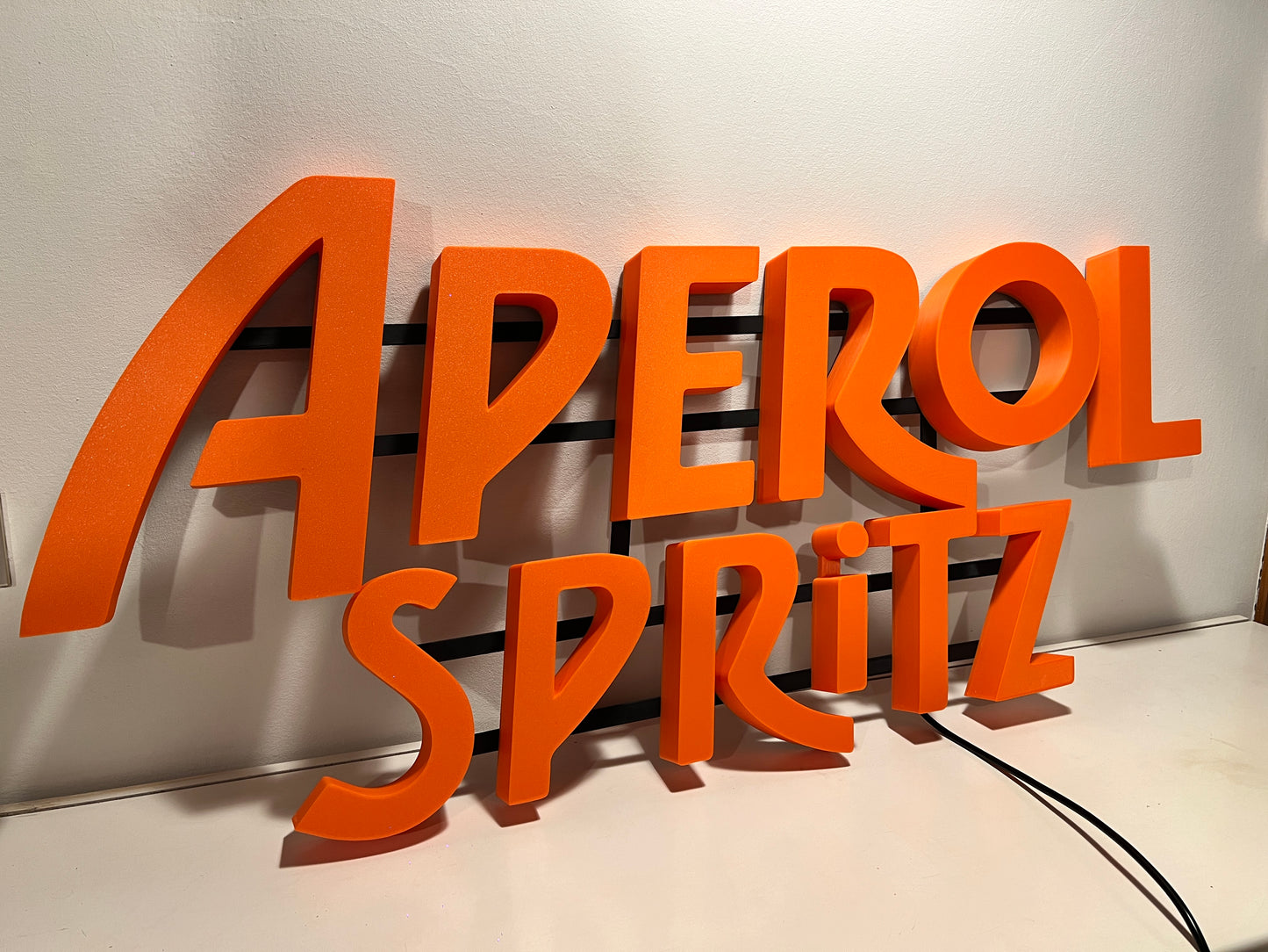 Insegna luminosa Aperol Spritz