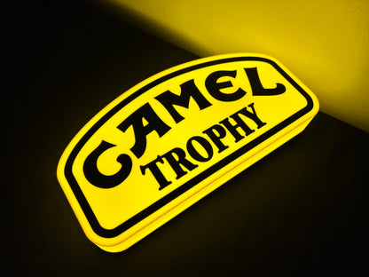 Insegna luminosa Camel Trophy