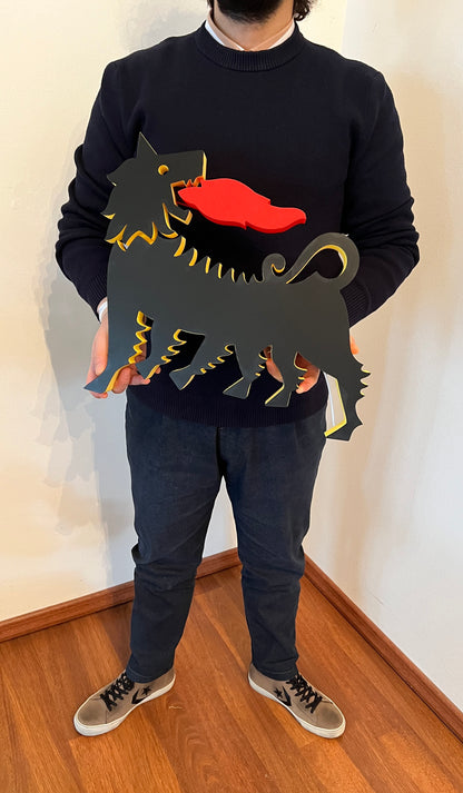 Insegna luminosa Eni