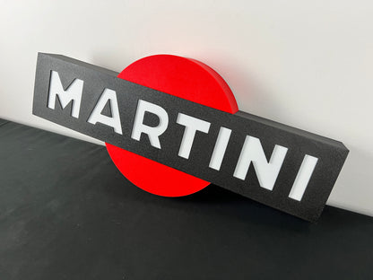Insegna luminosa Martini