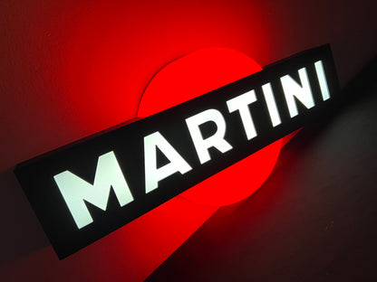 Insegna luminosa Martini