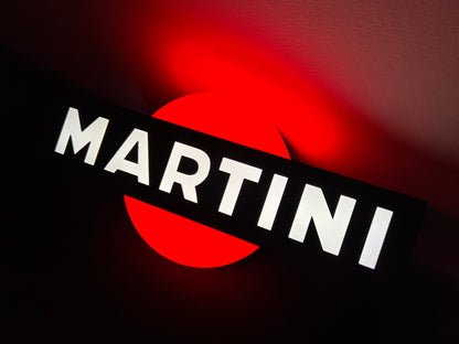 Insegna luminosa Martini