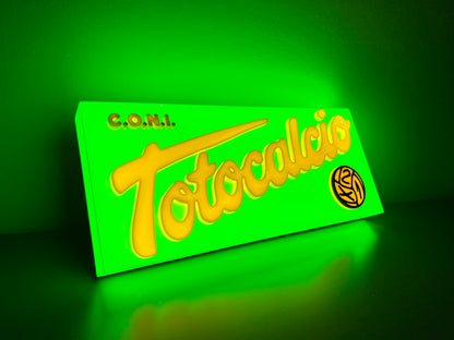 Insegna luminosa Totocalcio