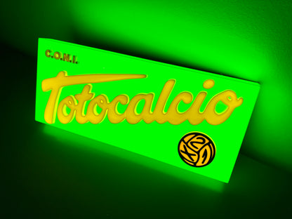 Insegna luminosa Totocalcio