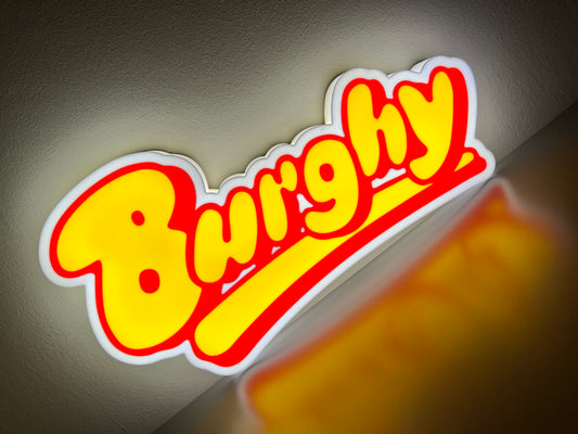 Insegna luminosa Burghy