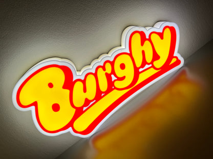 Insegna luminosa Burghy
