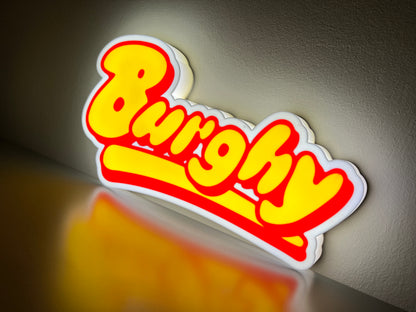 Insegna luminosa Burghy