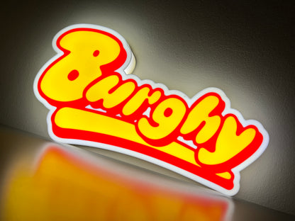 Insegna luminosa Burghy