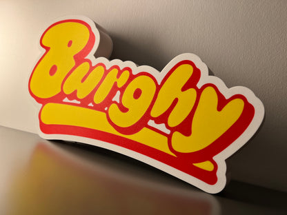 Insegna luminosa Burghy