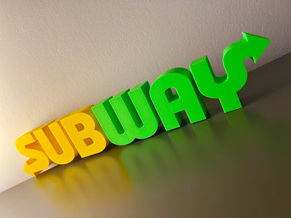 Insegna luminosa Subway