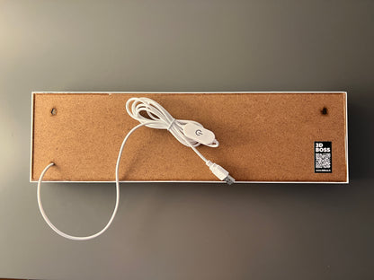 Insegna luminosa Campari Soda scritta