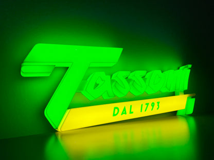 Insegna luminosa Tassoni cedrata