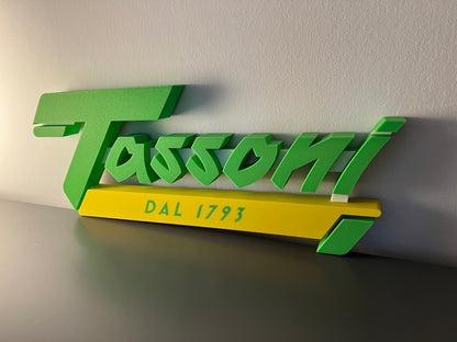Insegna luminosa Tassoni cedrata