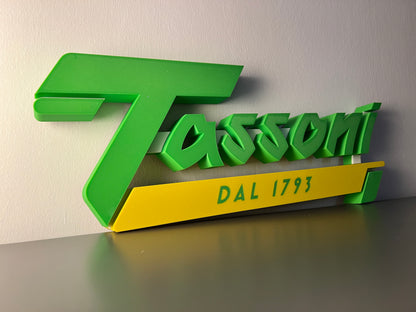 Insegna luminosa Tassoni cedrata