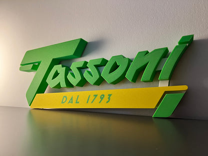 Insegna luminosa Tassoni cedrata