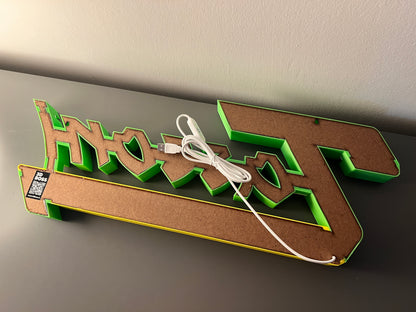 Insegna luminosa Tassoni cedrata