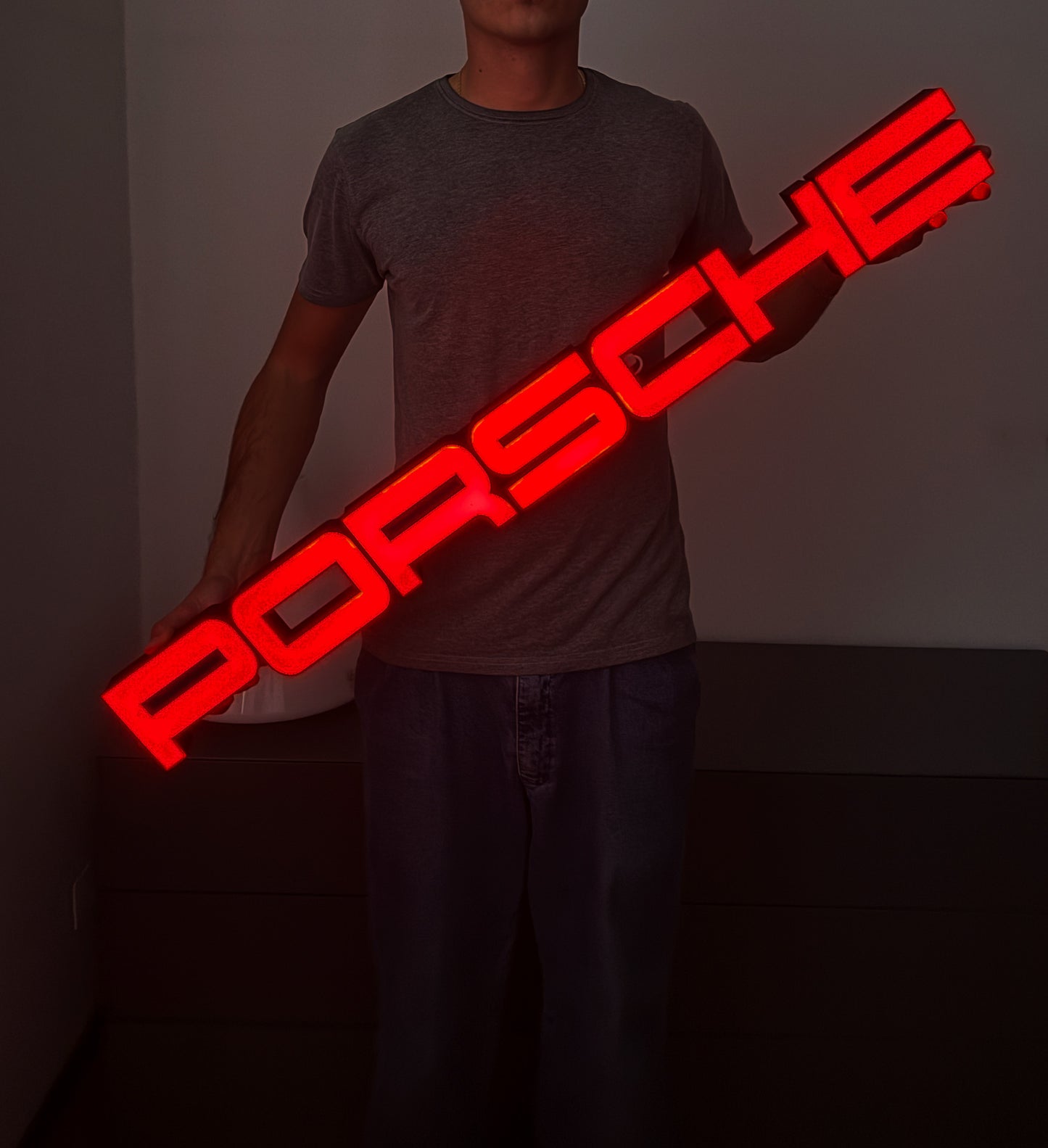 Insegna luminosa Porsche
