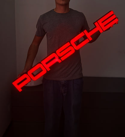 Insegna luminosa Porsche