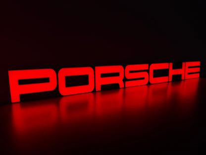 Insegna luminosa Porsche
