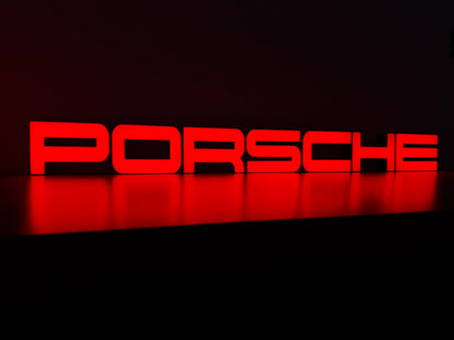Insegna luminosa Porsche