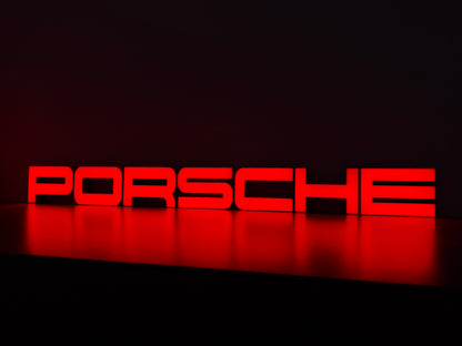 Insegna luminosa Porsche