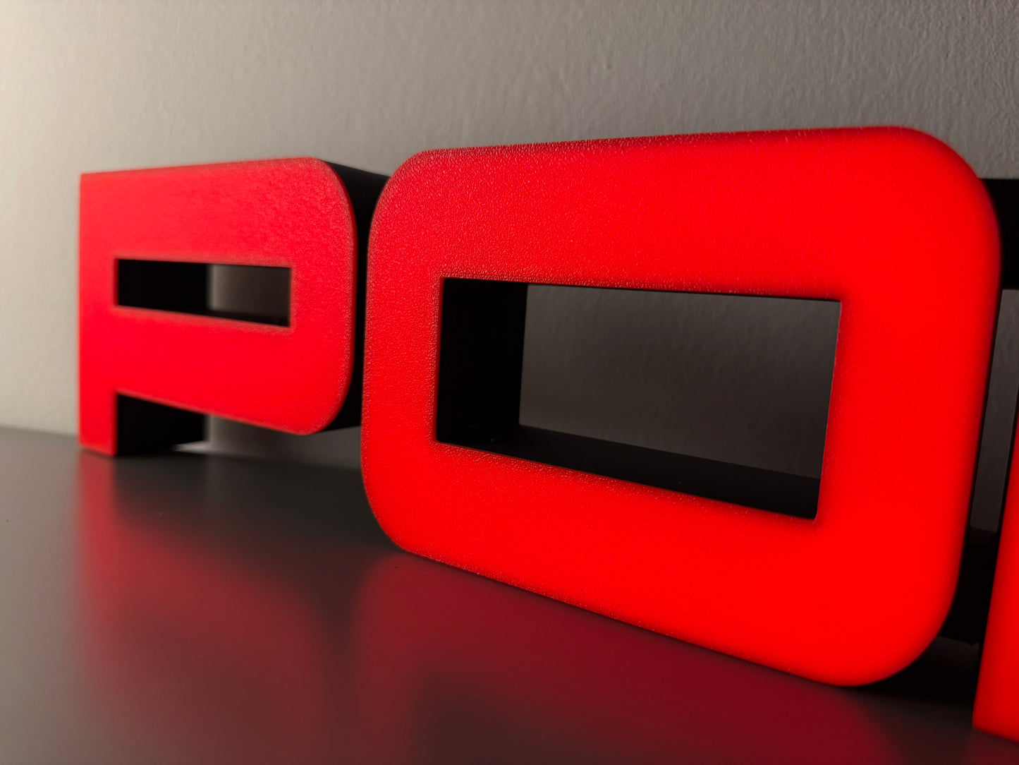 Insegna luminosa Porsche