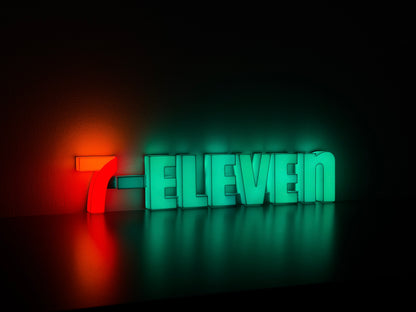 Insegna luminosa 7 Eleven