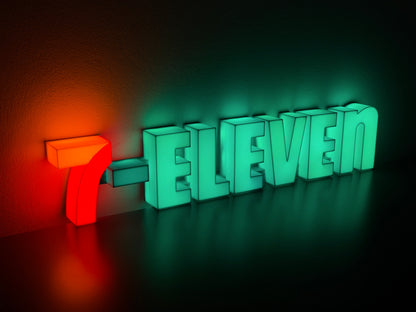 Insegna luminosa 7 Eleven