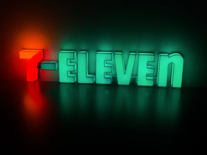 Insegna luminosa 7 Eleven