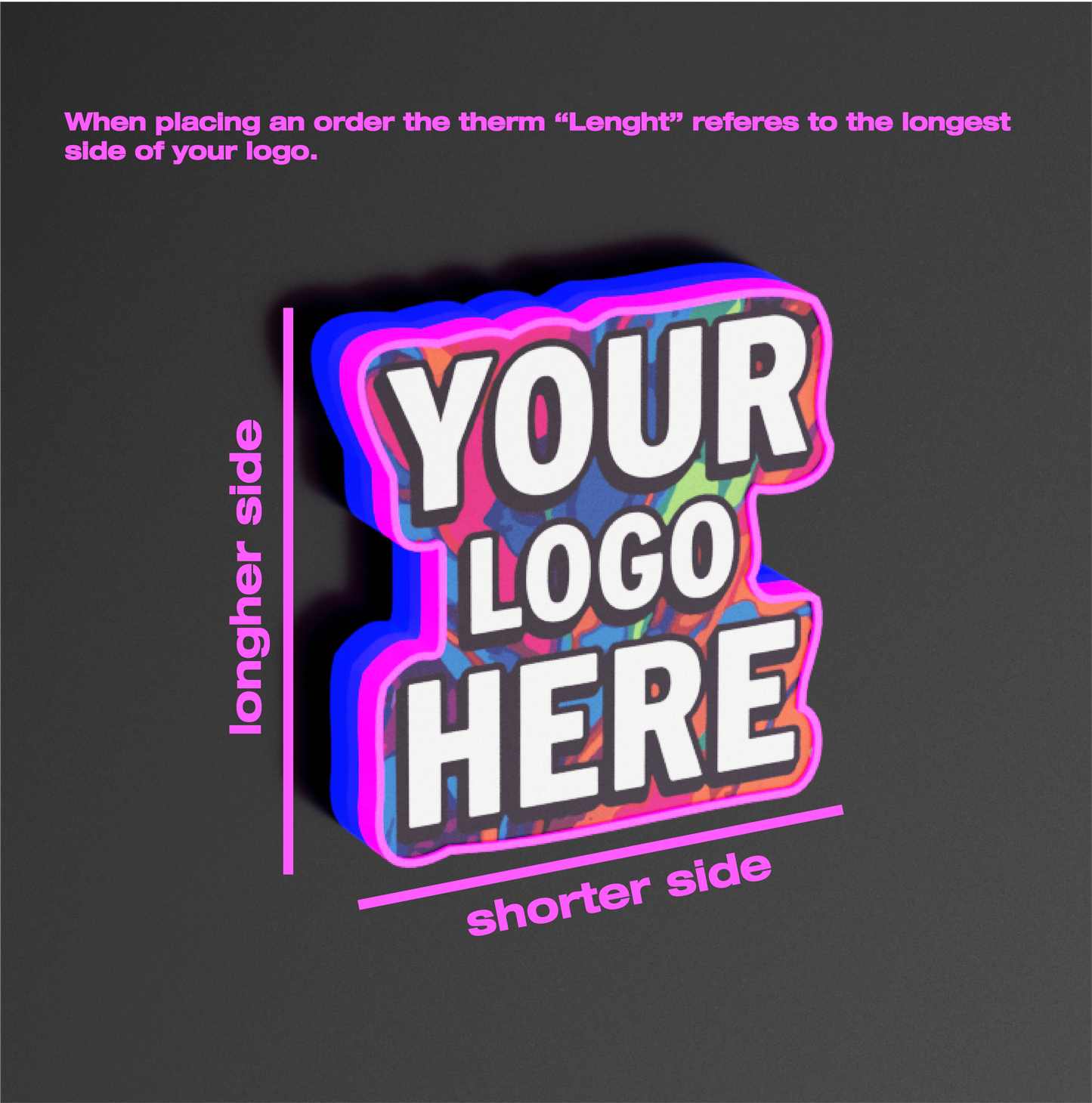 Insegna luminosa personalizzata