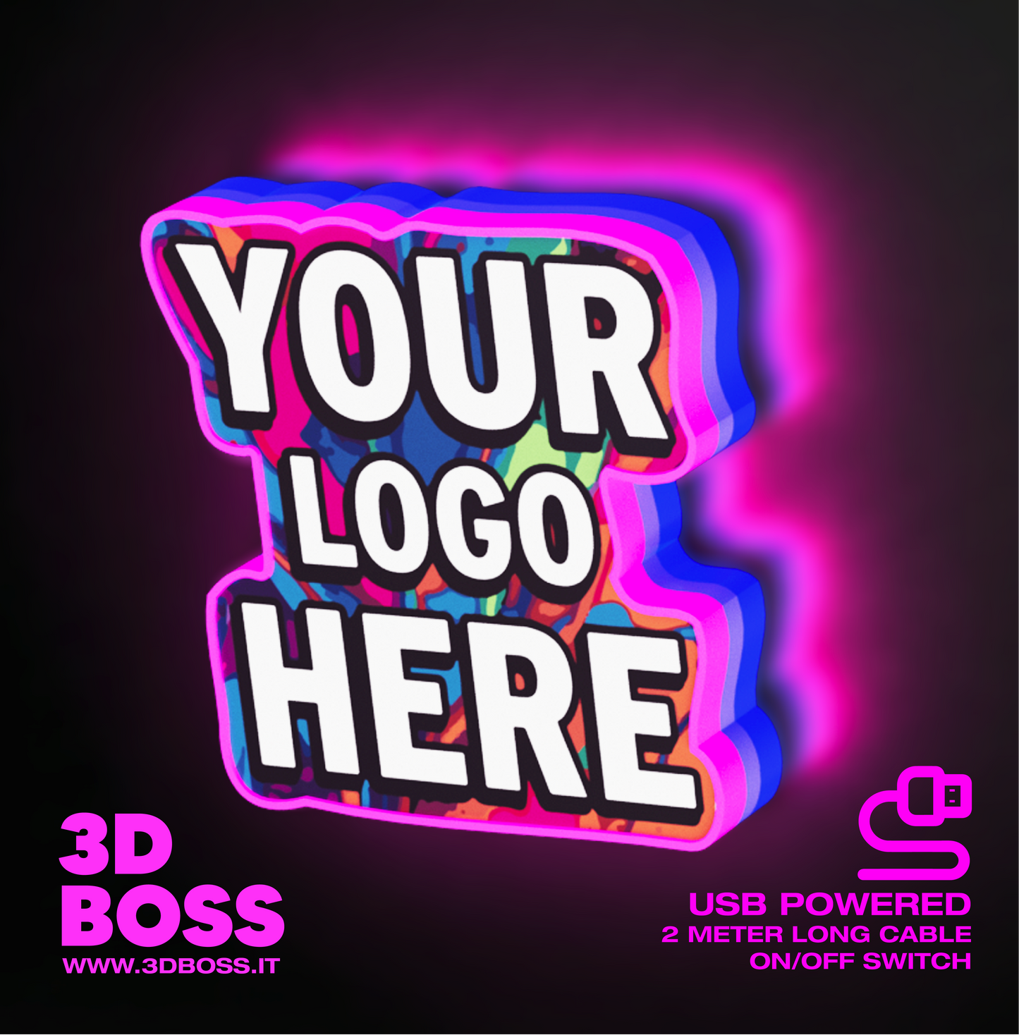 Insegna luminosa personalizzata