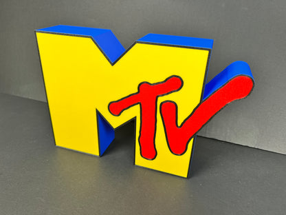 Insegna luminosa Mtv