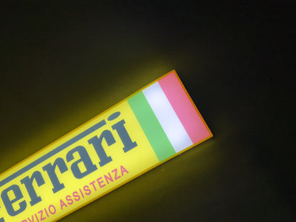 Insegna luminosa Ferrari Servizio Assistenza