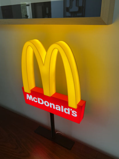 Insegna luminosa Mc Donald's