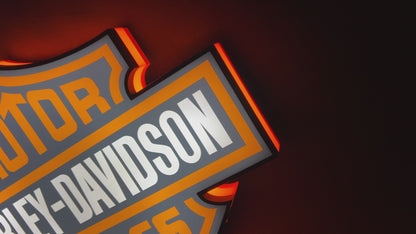 Insegna luminosa Harley Davidson