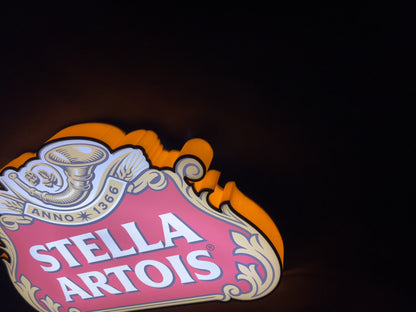 Insegna luminosa Stella Artois