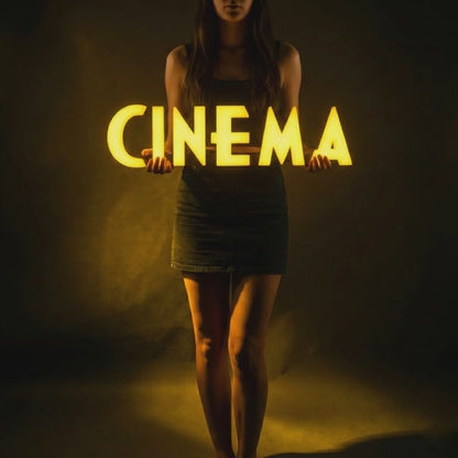 Insegna luminosa Cinema