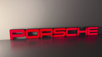 Insegna luminosa Porsche
